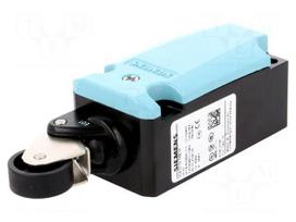 Limit switch | lever R 20mm, plastic roller Ø22mm | NO + NC | 10A