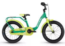 None Dviratis S'COOL niXe 16" 1-speed coaster-brake Aliuminio žalias-lime
