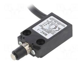 Limit switch | pin plunger Ø7mm with dust protection cap | 5A