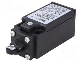 Limit switch | plunger with plastic roller Ø11mm | NO + NC | 10A