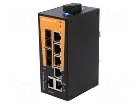 Industrial module: switch Ethernet | unmanaged | 9.6÷60VDC | IP30