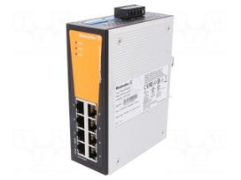 Industrial module: switch Ethernet | unmanaged | 9.6÷60VDC | RJ45