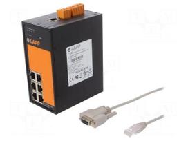 Industrial module: switch Ethernet | unmanaged | 18÷30VDC | RJ45