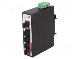Industrial module: switch Ethernet | unmanaged | 12÷48VDC | RJ45