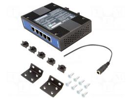 Industrial module: switch Ethernet | unmanaged | 12÷48VDC | RJ45