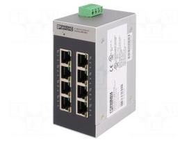 Industrial module: switch Ethernet | unmanaged | 9÷32VDC | RJ45