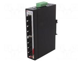 Industrial module: switch Ethernet | unmanaged | 12÷48VDC | RJ45