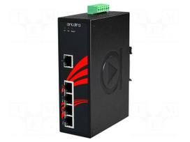 Industrial module: switch PoE Ethernet | unmanaged | 12÷36VDC