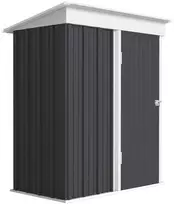 Aosom Sodo namelis, 161x95x163/181 cm, tamsiai pilka, plienas