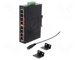 Industrial module: switch Ethernet | unmanaged | 12÷48VDC | RJ45