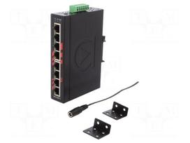 Industrial module: switch Ethernet | unmanaged | 12÷48VDC | RJ45 | 5W