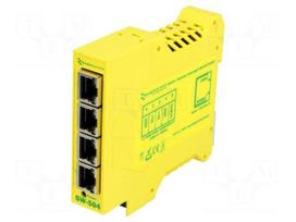 Industrial module: switch Ethernet | unmanaged | 5÷30VDC | RJ45