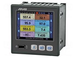 Logger | 20÷50VAC | 22÷72VDC | IN: 8 | Mounting: on panel | IP30 | 0÷50°C