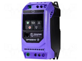Vector inverter | Max motor power: 1.5kW | Usup: 200÷240VAC | IN: 4