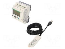 Programmable relay | 24VDC | DIN | Zelio Logic | -20÷40°C | V: Compact