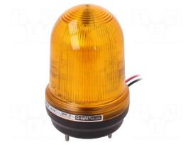 Signaller: lighting | amber | Series: MFL | 10÷30VDC | IP65 | Ø83x134mm