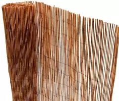 Dekoratyvinė nendrių tvorelė H150xL300cm kavos spalvos