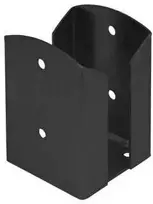 Stulpelių pagrindas Grundline 101x150x2.5mm juodas