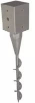 Įsukama atrama stulpams Arras 100x100x750mm karštai cinkuota