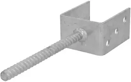 U tipo tvirtinimo pagrindas su inkaru Suki.International 81x100x60x200x5.0mm karštai cinkuotas