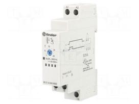 Timer | 0,1s÷24h | SPDT | 250VAC/16A | 24÷240VAC | 24÷240VDC | DIN | PIN: 5
