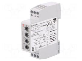 Timer | 0,1s÷100h | SPDT | 24VDC/5A,250VAC/5A | 24÷240VAC | 24VDC | DIN