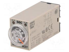 Timer | 0,5÷10s | DPDT | 250VAC/5A | 24VDC | socket | -10÷50°C | PIN: 8