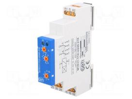 Timer | 10s÷1h | SPDT x2 | 250VAC/16A | 12÷240VAC | 12÷240VDC | DIN | IP20