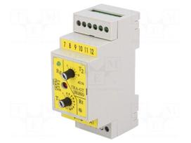 Timer | 0,25s÷12min | NO x2 | 24VDC/5A,250VAC/5A | Usup: 24VAC | 24VDC