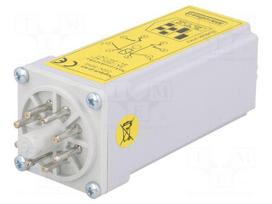 Timer | 0,25s÷12min | DPDT | 24VDC/8A,250VAC/8A | 230VAC | socket | IP20