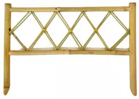 Gl Plastic Dekoratyvinė tvorelė L50cm/H35cm bambukas/šviesi