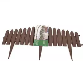 Dekoratyvinė tvorelė L57.5cm H32.5cm ruda/plastikinė