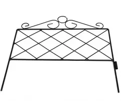 Dekoratyvinė tvorelė L46.2cm H42.5cm metalinis/juodas