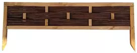 Dekoratyvinė tvorelė L118cm H25/45cm medinė/ruda