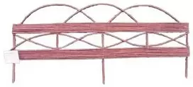 Dekoratyvinė tvorelė L100cm/H45cm karklas/ruda