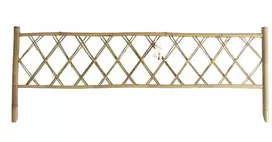 Gl Plastic Dekoratyvinė tvorelė L1.2m/H45cm bambukas/šviesi