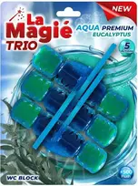 Klozeto gaivikliai Mėlyna Vanduo La Magie 3x40g Eucaliptus Breeze