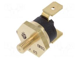 Sensor: thermostat | Output conf: SPST-NC | 80°C | 16A | 250VAC | ±5°C