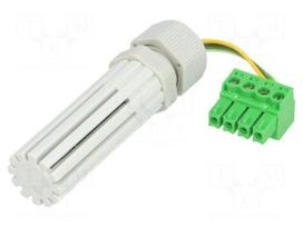 Sensor: temperature and humidity | Range: -30÷80°C,0÷100% RH | ±3%