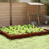 Sraigių tvora 4 pcs Rūdijanti 50 x 3,5 x 25 cm