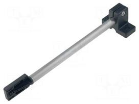 Holder | Outside dim: 46x21mm | Application: E3S,E3Z | H: 200mm