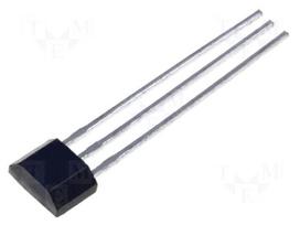 Sensor: Hall | unipolar | Case: TO92 | Range: 25÷260G | Usup: 2.7÷7VDC