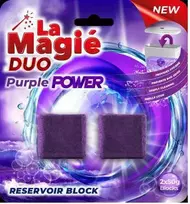 Klozeto gaiviklis bakeliui La Magie 2x50g Violetinė Vanduo