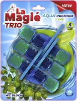 Klozeto gaivikliai Mėlyna Vanduo La Magie 3x40g Lime