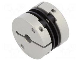 Coupling | Ø1: 6mm | Ø2: 6mm | Mat: aluminium,polyamide | -10÷80°C