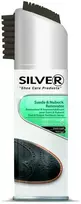 Silver Avalynės priežiūros priemonė zomšai ir nubukui Sidabrinis 250ml juoda