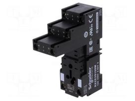 Relays accessories: socket | PIN: 8 | Mounting: DIN | 10A | 250VAC