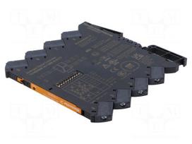 Converter: analog signals | DIN | 0÷10V,0÷20mA,0÷5V,4÷20mA | 24VDC