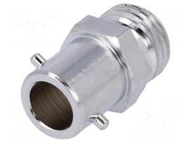 Bayonet coupler | Mat: brass,nickel | 12.3mm | Thread: M12x1,5