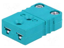 K-type miniature socket | Mat: PVC | 200°C